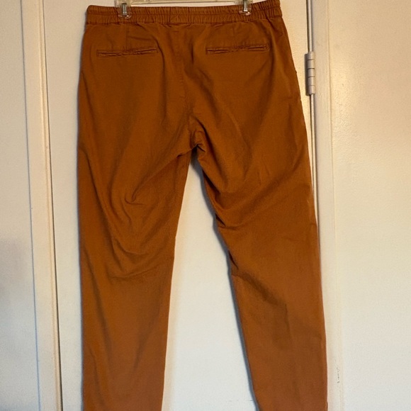 Pact Women's Ankle Cropped Drawstring Pants in Clay Size L - Picture 4 of 5